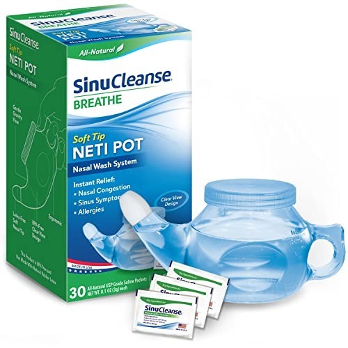 Neti pot sinus rinse system - sinus,